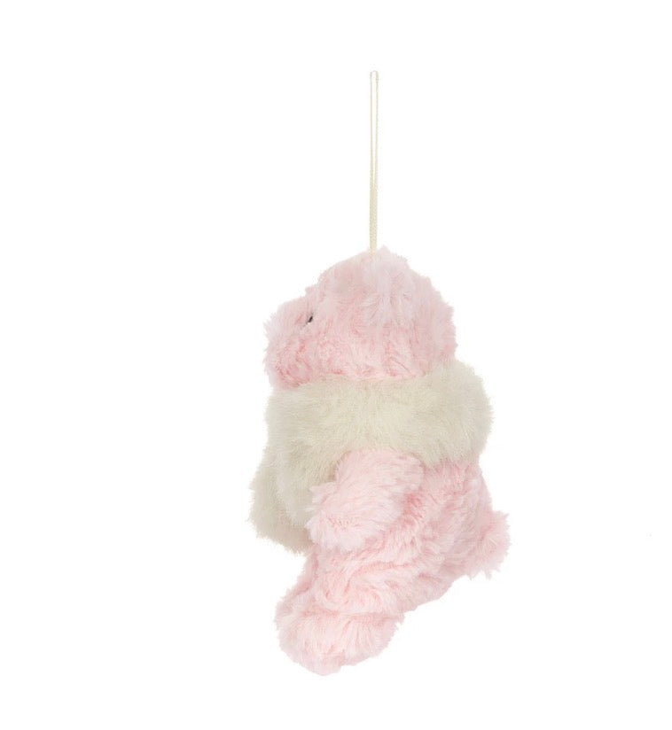 JellyCat Leola Bear Winter Warmer Decoration