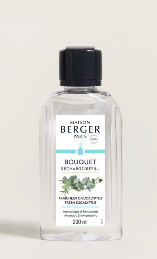 Maison Berger Fresh Eucalyptus Bouquet Reed Diffuser Refill 200 ml