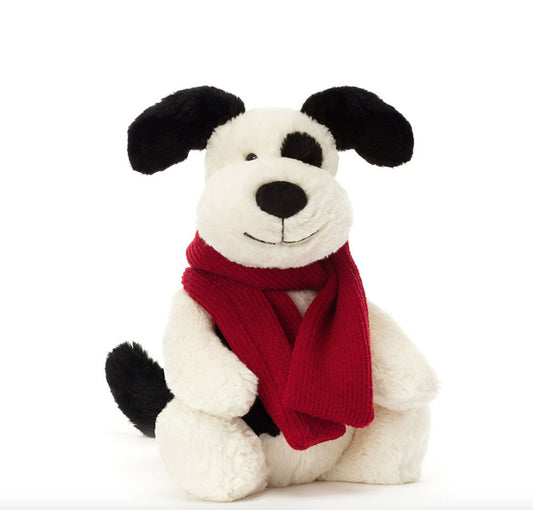 JellyCat Bashful Winter Puppy