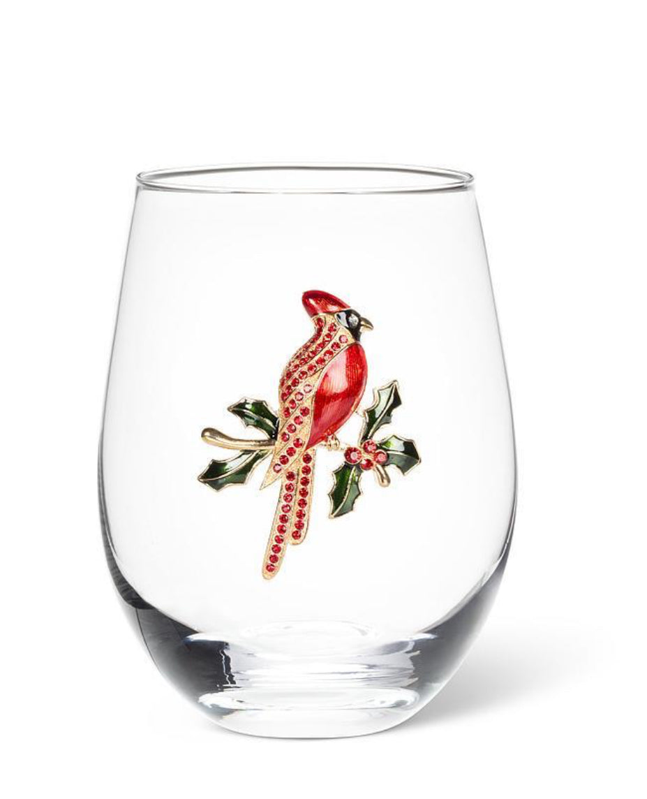 Cardinal stemless wine glasses