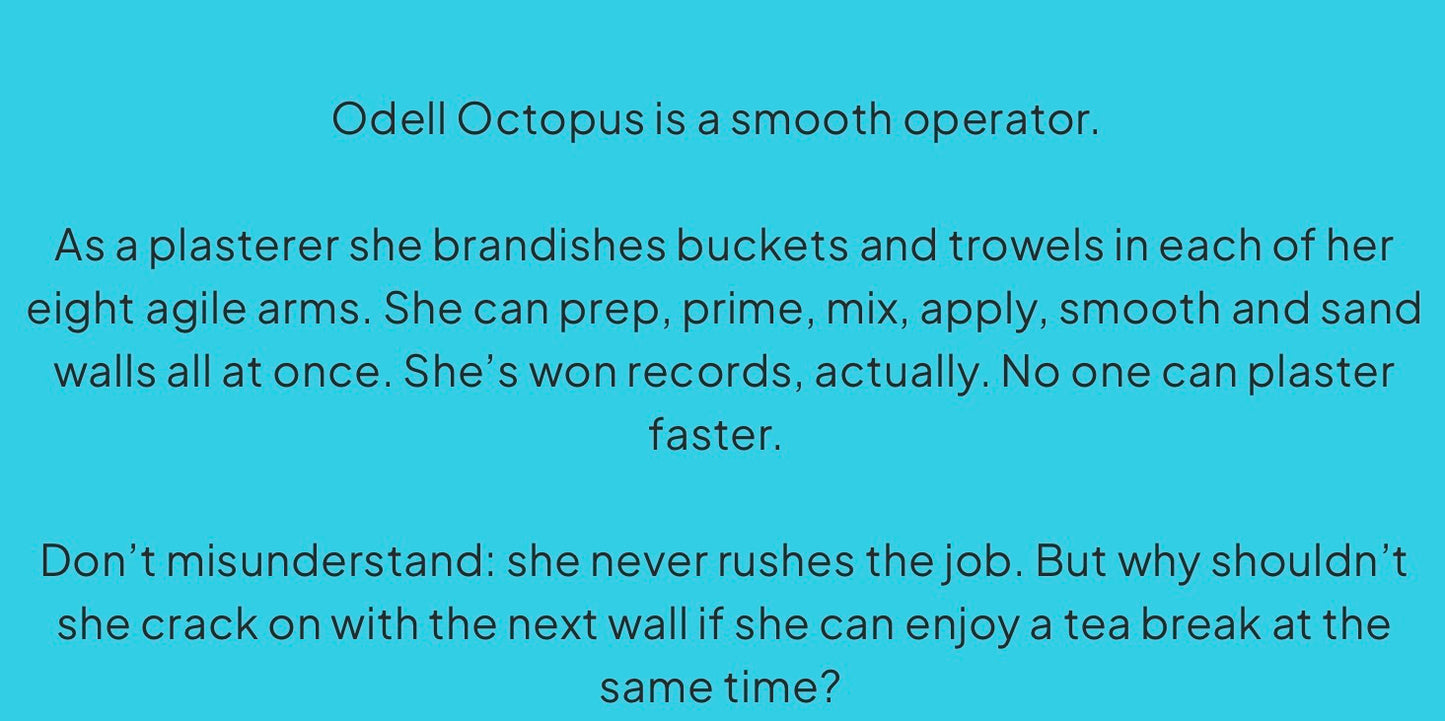 JellyCat Odell Octopus Little