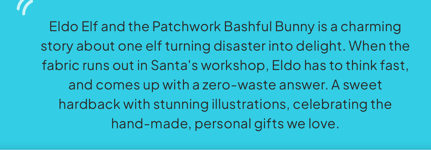 Eldo Elf and the Patchwork Bunny Book