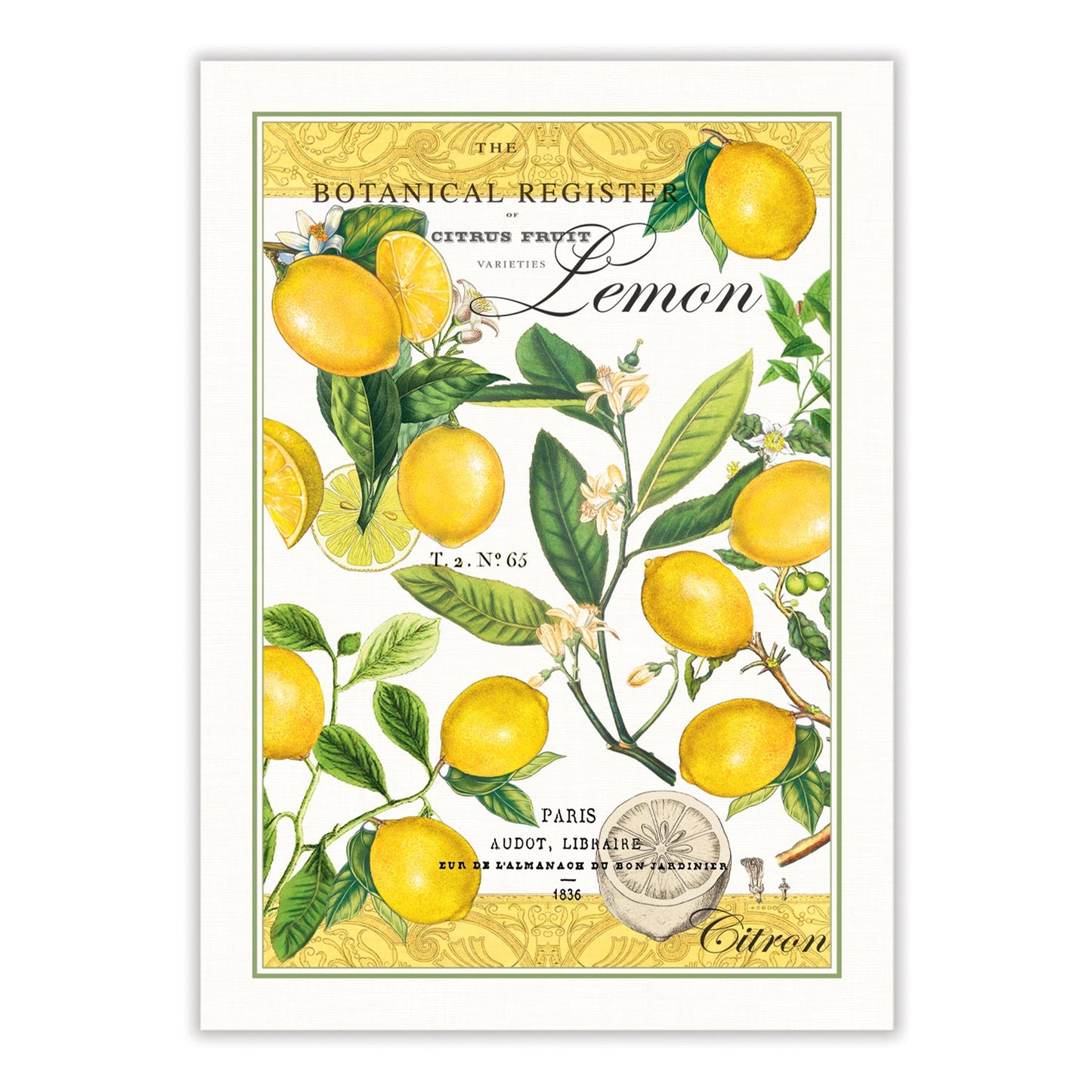 Michel Design Works • Kitchen Towel – Lemon Basil