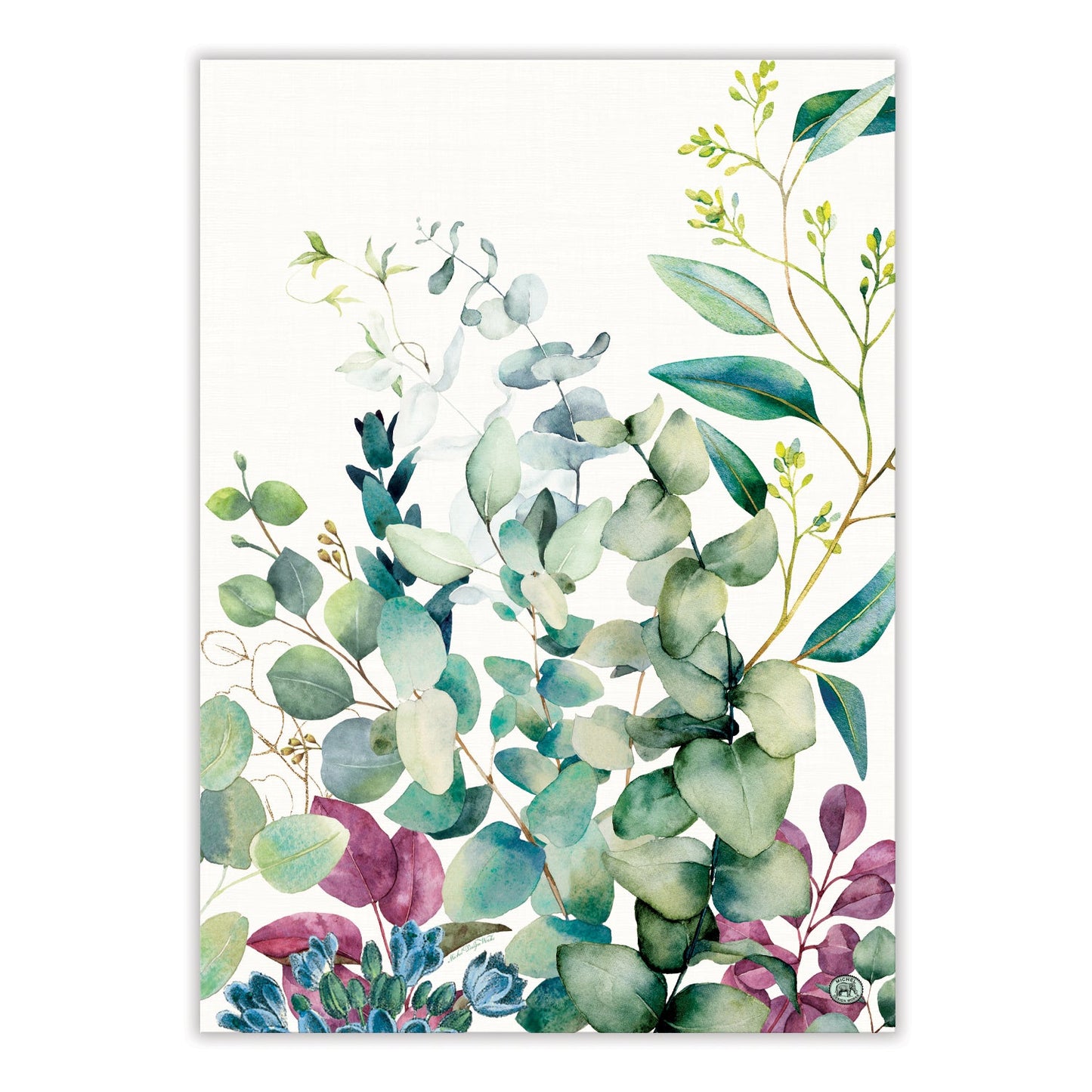 Michel Design Works • Kitchen Towel – Eucalyptus & Mint