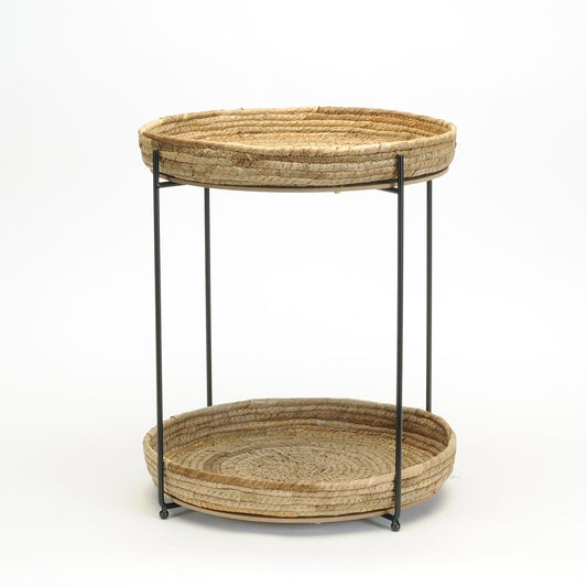 Black Metal Side Table