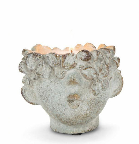 Kissing Face Candle Holder