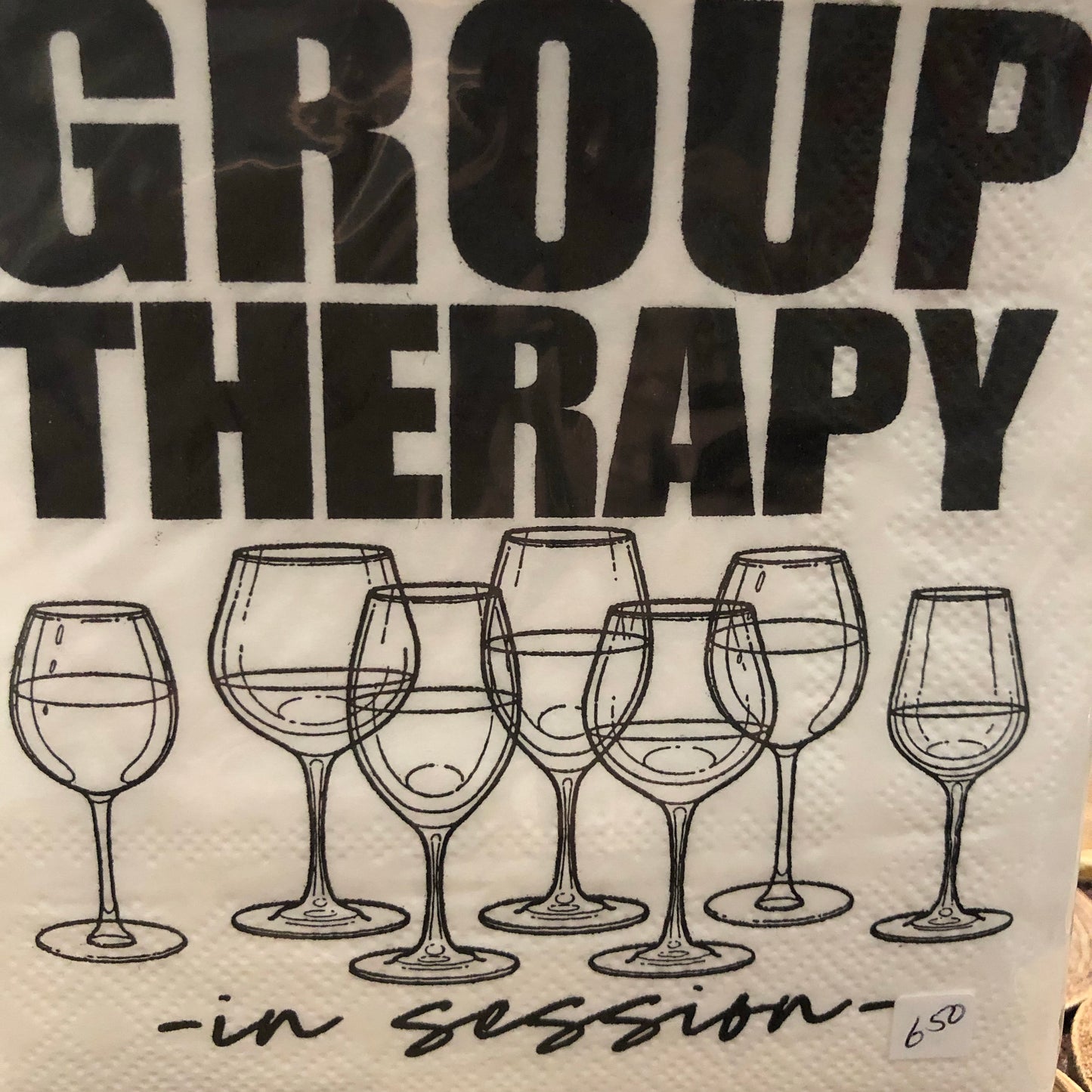 Napkins Cocktail Size Group Therapy in Session