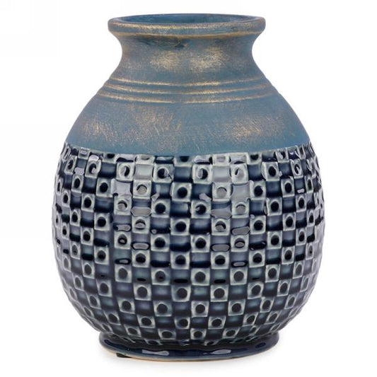 Blue Ceramic Vase