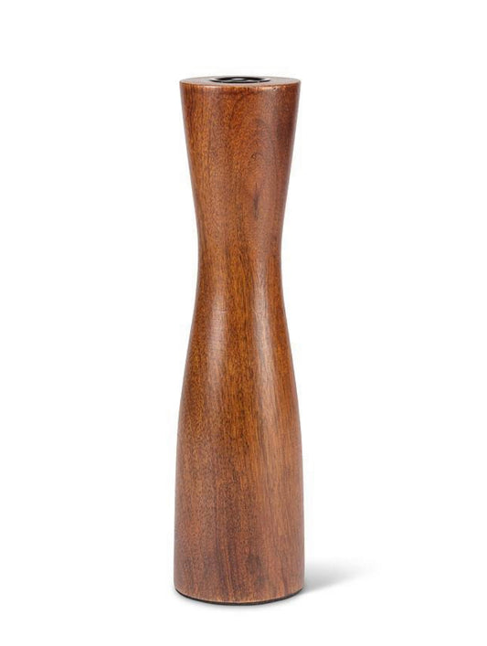 Walnut Tall Slender Candle Holder