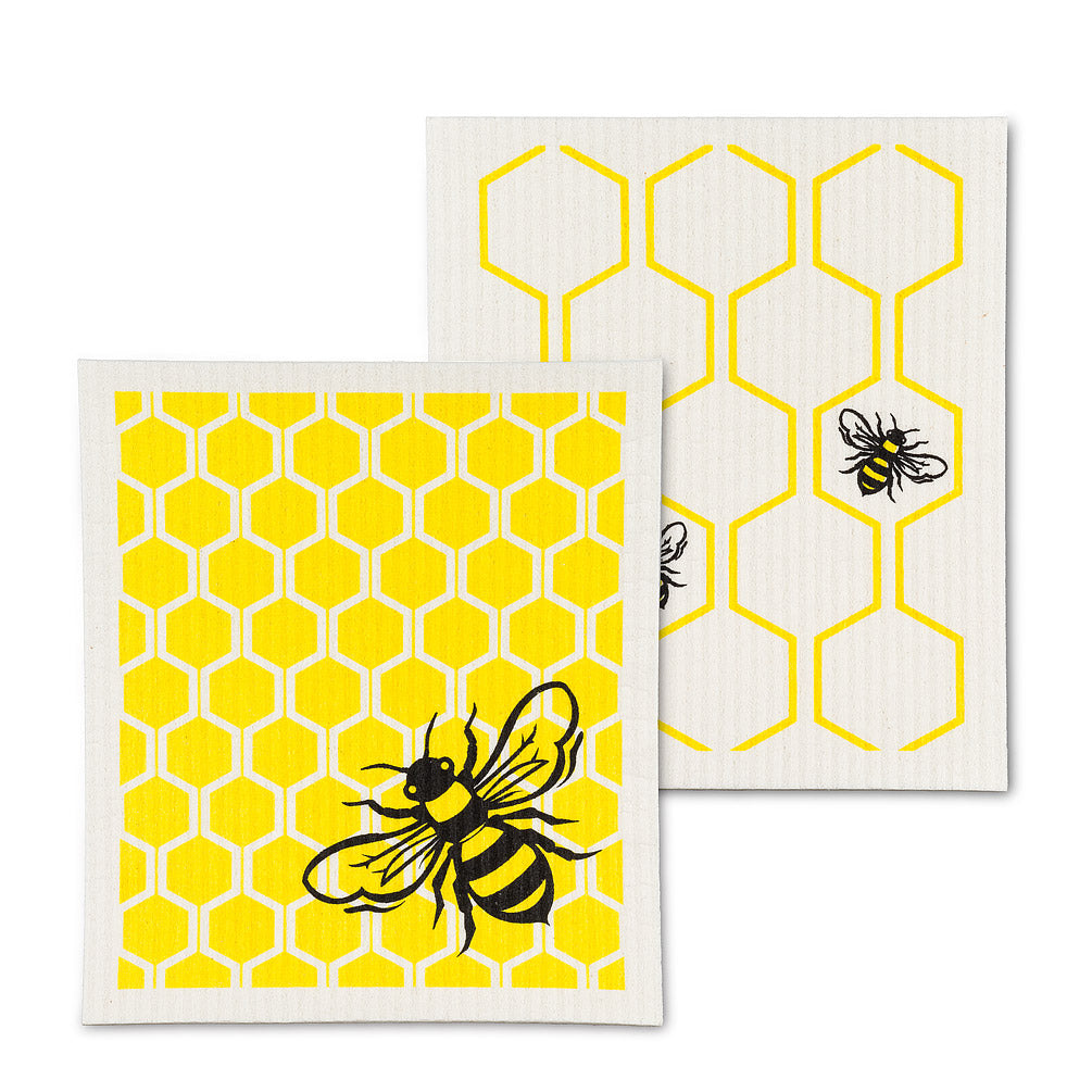 Honeycomb Bee Swedish Dishcloths