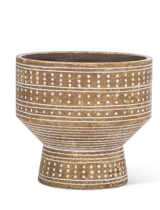 Large dotted Pedastol Planter