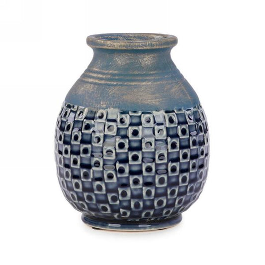 Blue Ceramic Vase small