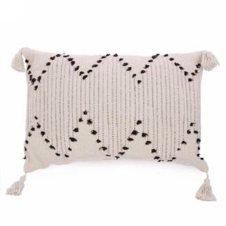 Rectangular Pillow with Tassels