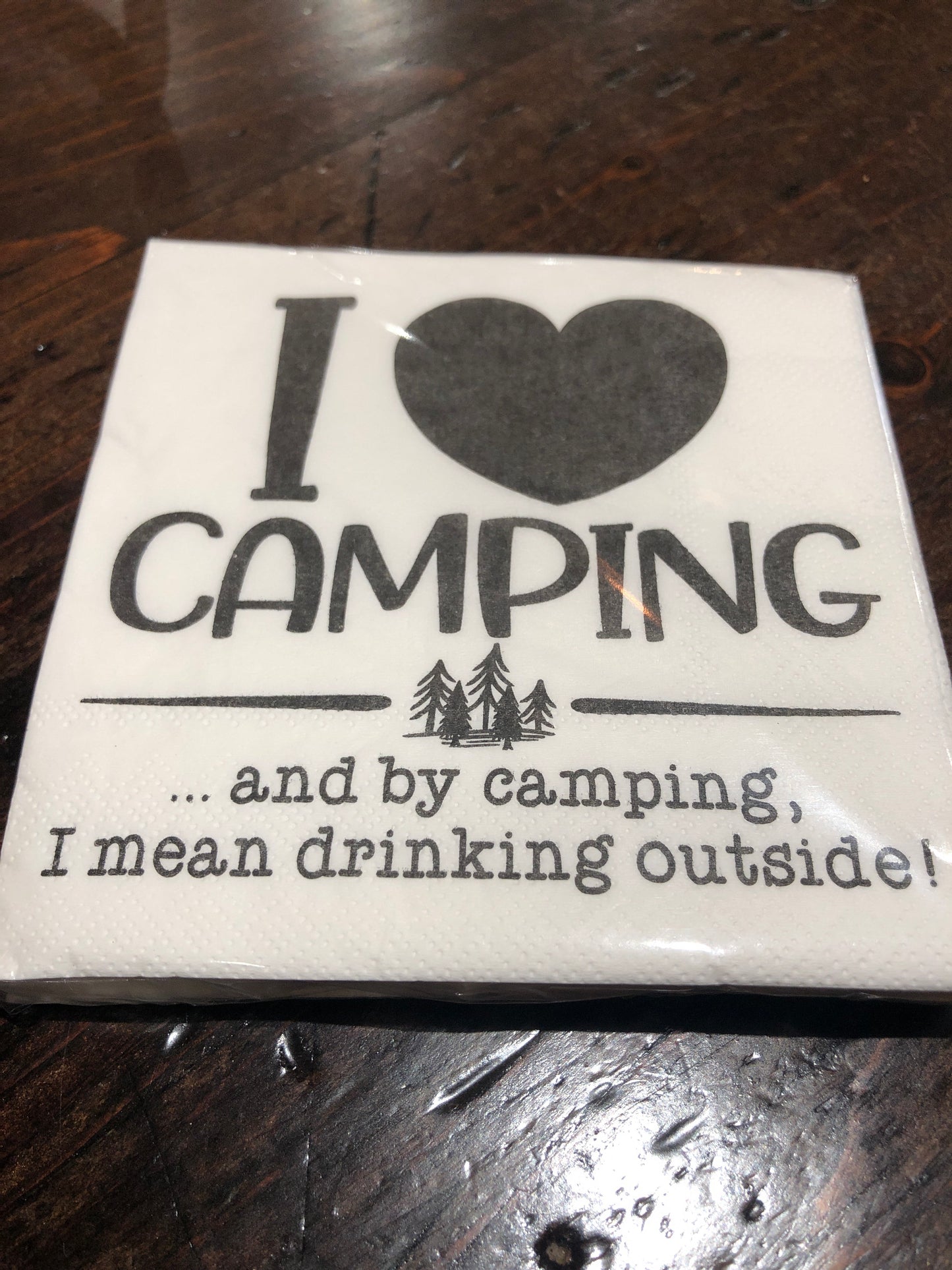 Napkins I Love Camping