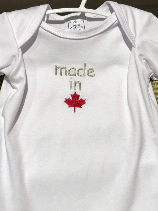 Made in Canada Onesie