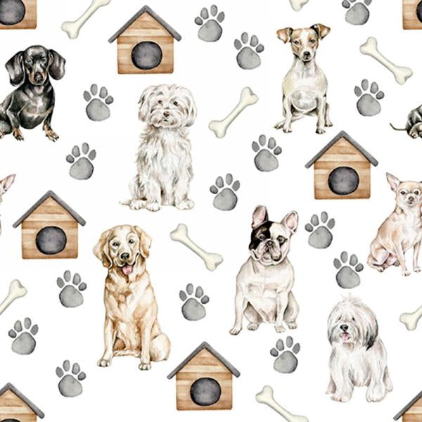 Dogs and Paws Lunch Napkins