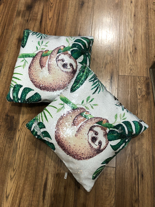 Cushions Sequined Sloths