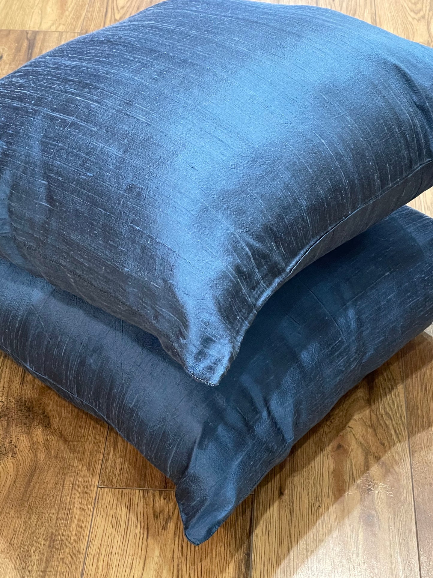 Silk Blue Pillows