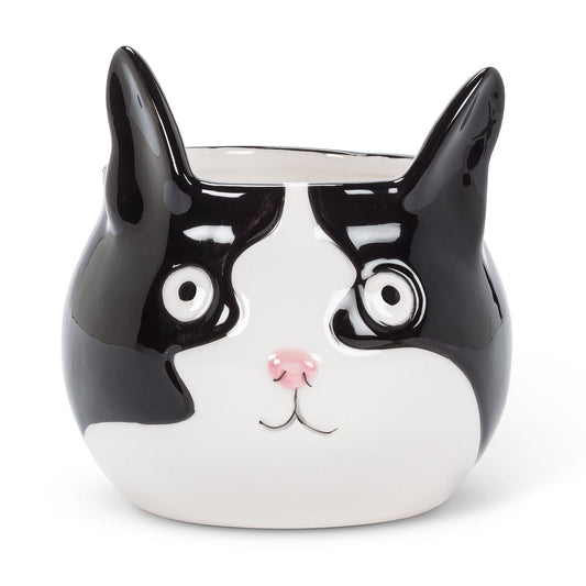 Large Cat  minikin Planter