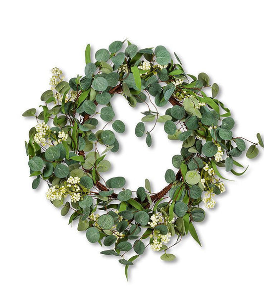 Eucalyptus and Flower Wreath