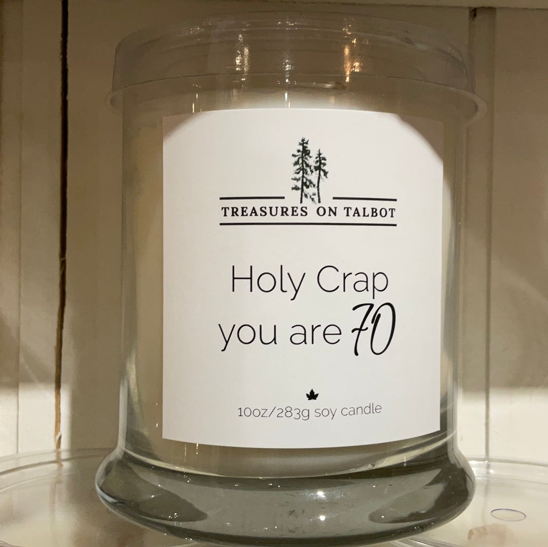 Jar Candle Holy Crap You Are 70