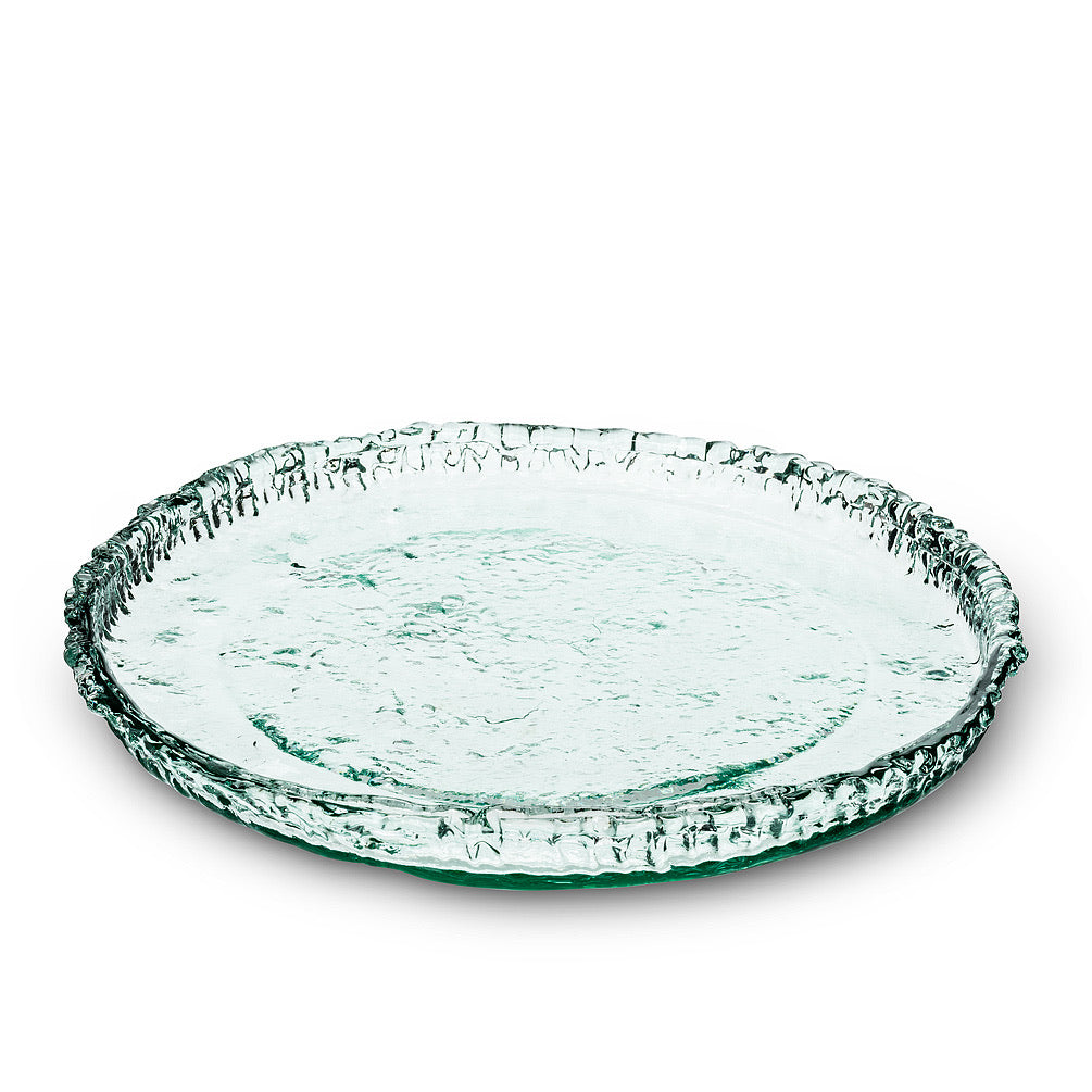 12” Recycled Glass Platter