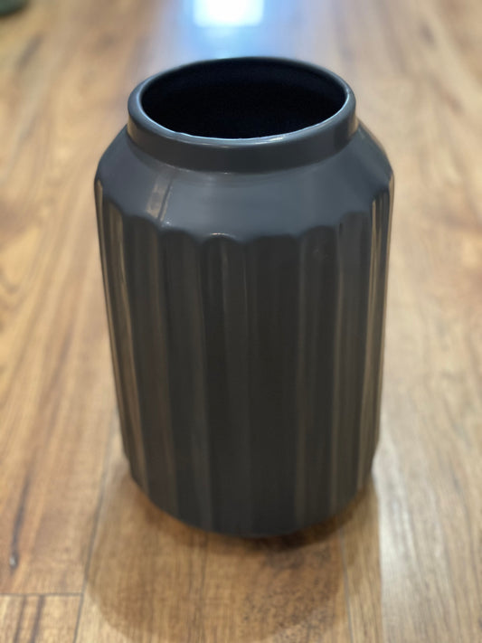 Black Ceramic Vase