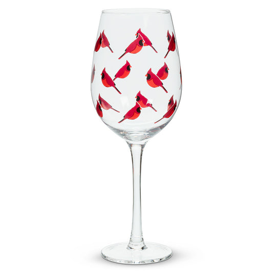 Cardinal Wine Glass