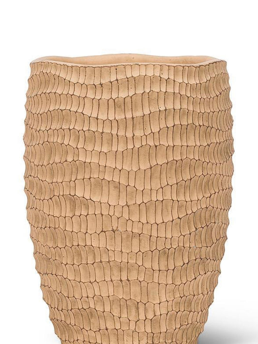 Ridged Tall Vase Large