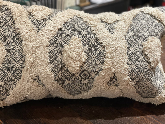 Embellished Geo pillow