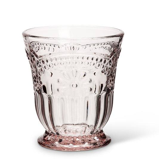 Flower Pink Rock Glass